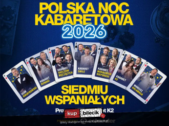 Mrągowo Wydarzenie Kabaret Polska Noc Kabaretowa 2026 - Siedmiu wspaniałych
