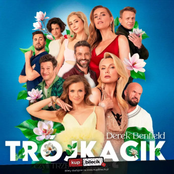 Mrągowo Wydarzenie Spektakl "Trójkącik, czyli trzech na próbę" - niegrzeczna gra zmysłów