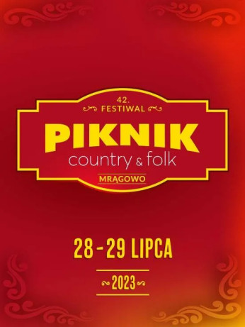 Mrągowo Wydarzenie Festiwal 42. Międzynarodowy Festiwal Piknik Country i Folk, Mrągowo 2023 - sobota