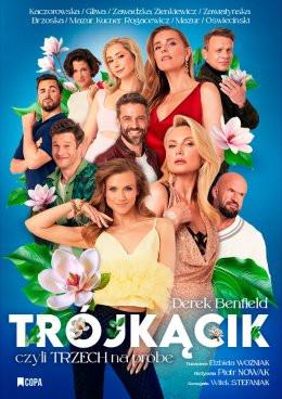 Mrągowo Wydarzenie Spektakl Trójkącik, czyli trzech na próbę