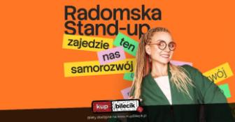 Biskupiec Wydarzenie Stand-up Aleksandra Radomska ''Zajedzie nas ten samorozwój"